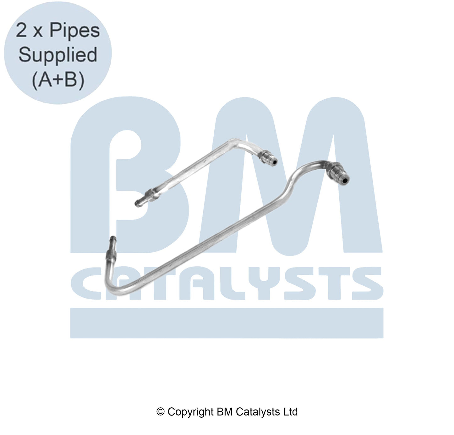 BM Druckrohr für OPEL VIVARO B 1.6 Vor und nach DPF | Euro 5 | OEM: 208155642R BM CATALYSTS