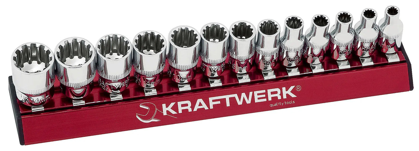 13-T. COMBI-STECKNUSSSATZ MAGALU 1/4" KRAFTWERK