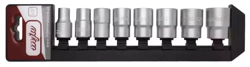 Steckschlüsselsatz 1/2" 12 Winkel 10mm 13mm 15mm 17mm 19mm 21mm 22mm 24mm MJW - Samsuns Group