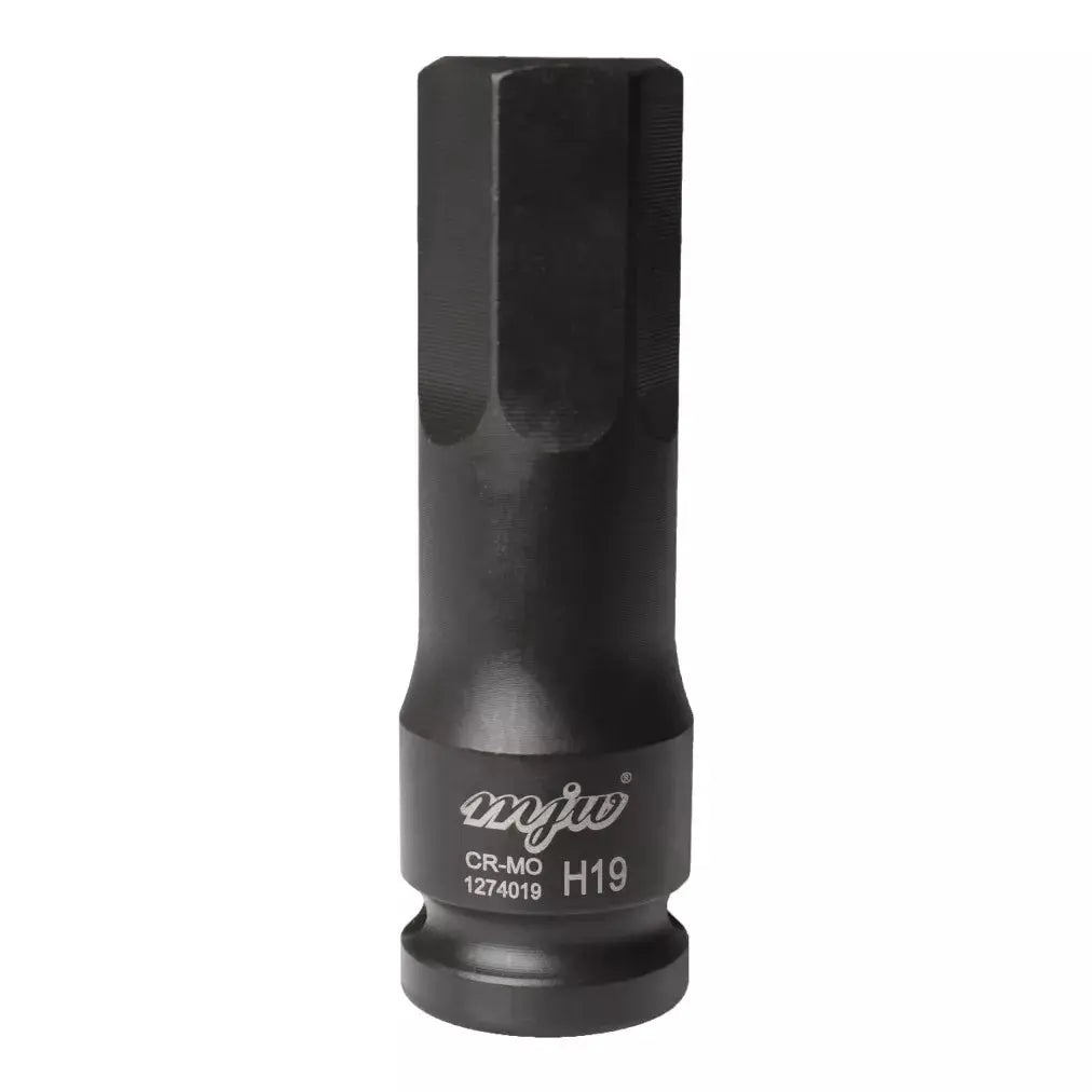 Schlag-Steckschlüssel Stiftschlüssel 1/2" HEX H19 lang MJW - Samsuns Group
