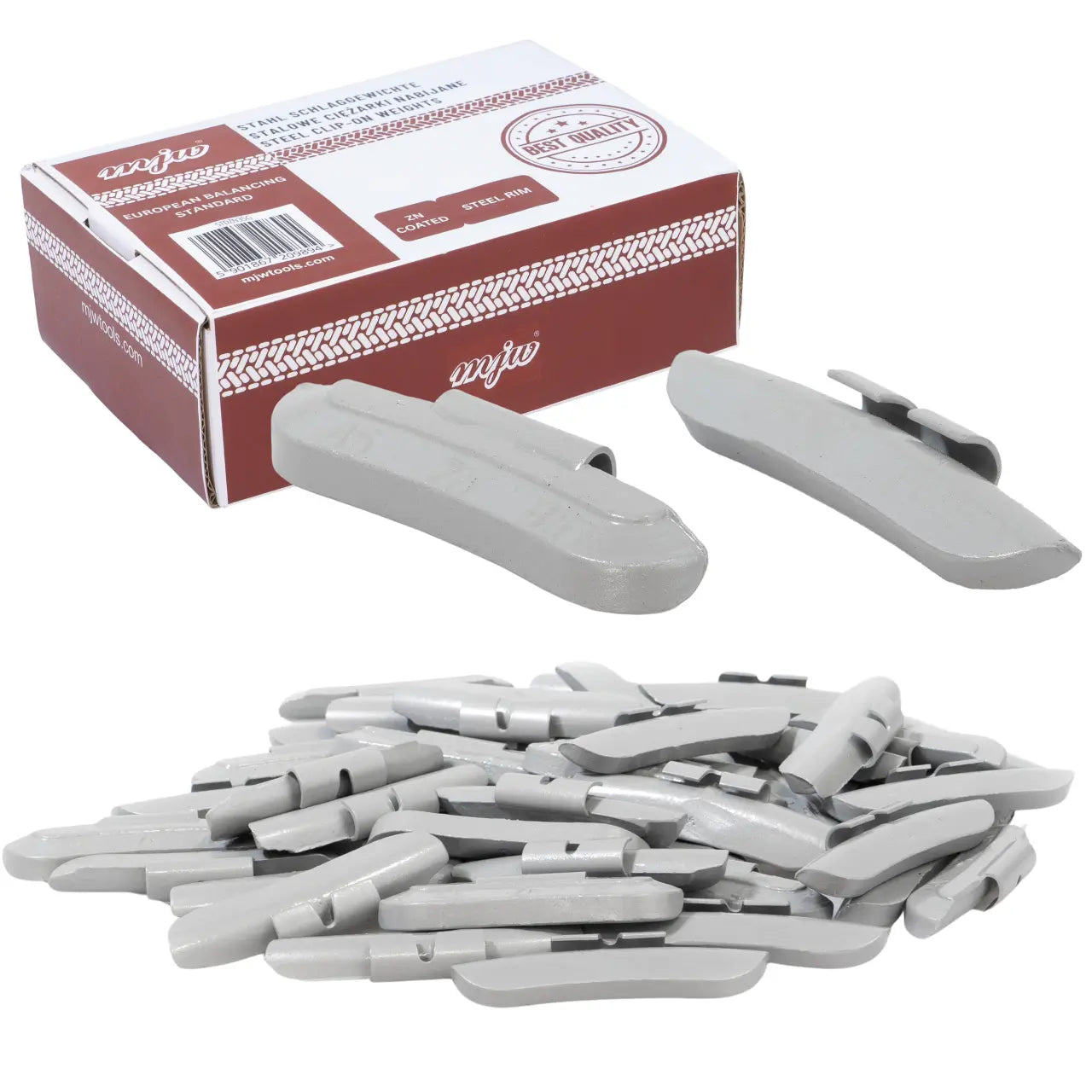 45g Gewichte für Stahlfelgen, 50 Stück, PU-beschichtet, MJW - Samsuns Group