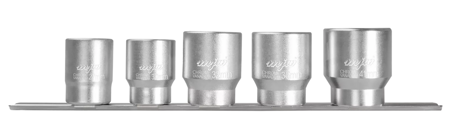 Satz 3/4" 12-Winkel 27-41 mm Steckschlüssel auf Schiene MJW - Samsuns Group