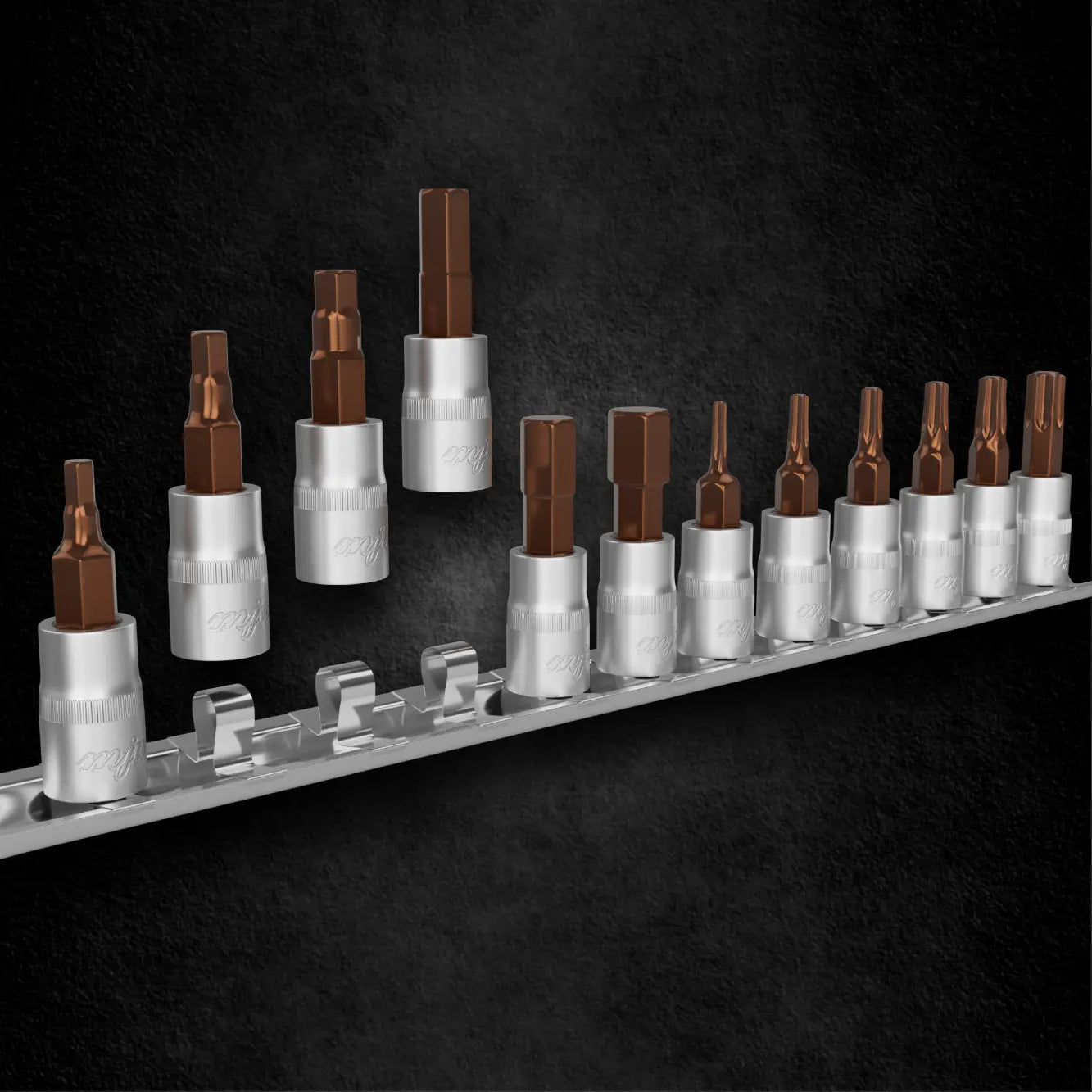 Zestaw nasadek 1/4" trzpieniowych TORX HEX - Samsuns Group