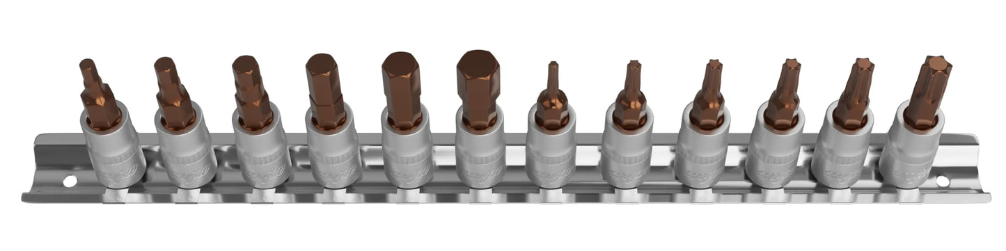 Zestaw nasadek 1/4" trzpieniowych TORX HEX - Samsuns Group