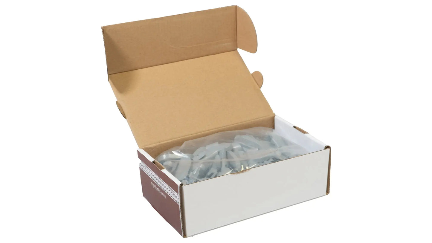 55g Stahlfelgen Gewichte - 50 Stück, PU-beschichtet, grau, von MJW - Samsuns Group