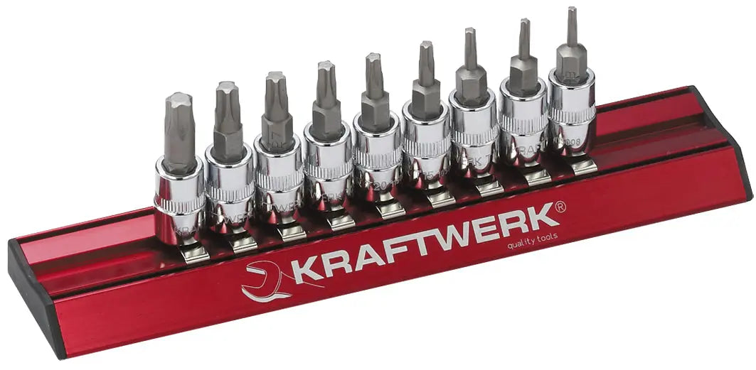 9-T. 5 STERN-TX-BIT-STECKNUSSSATZ 1/4 KRAFTWERK