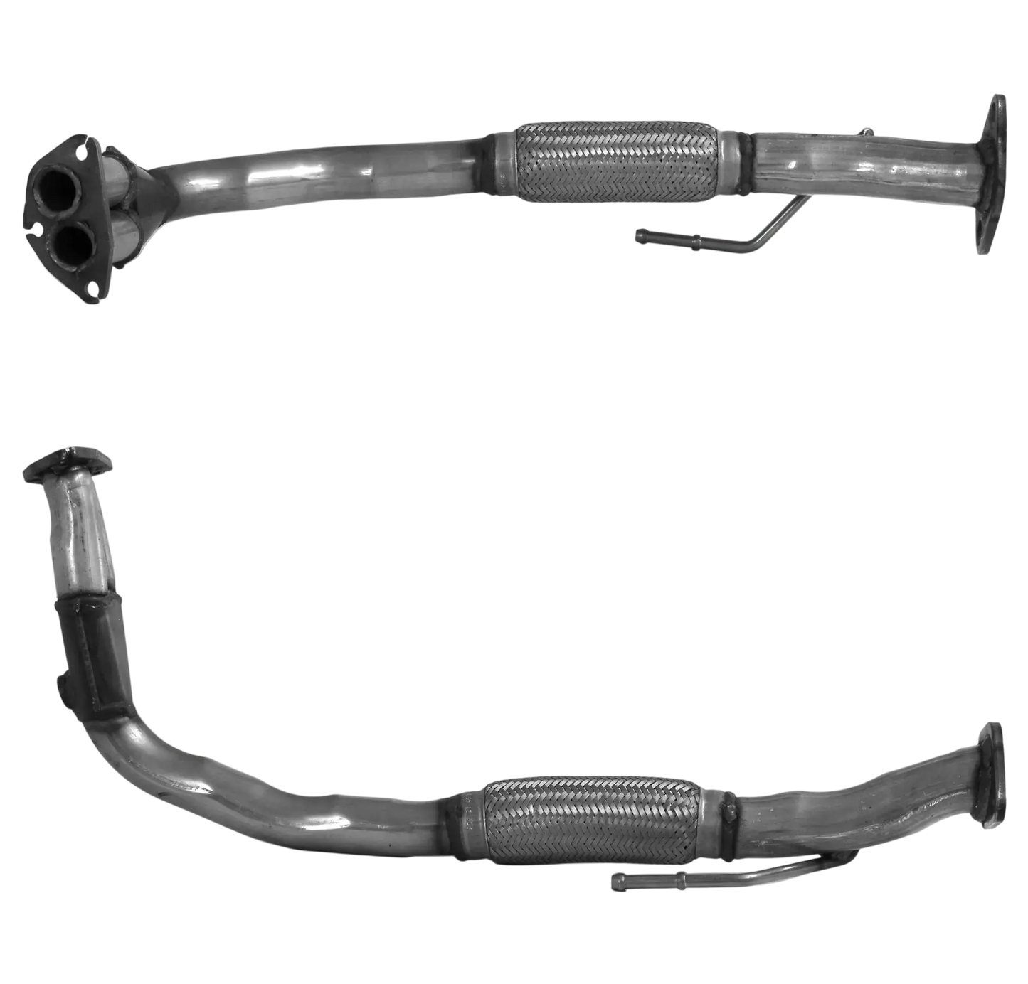Auspuffrohr Abgasrohr Flexrohr Hosenrohr Abgaskrümmer Rohr bis EURO 2 E-Prüfzeichen für FIAT PUNTO 1.1L 55 5-Gang-Doppelkupplungsgetriebe u.a. BM CATALYSTS