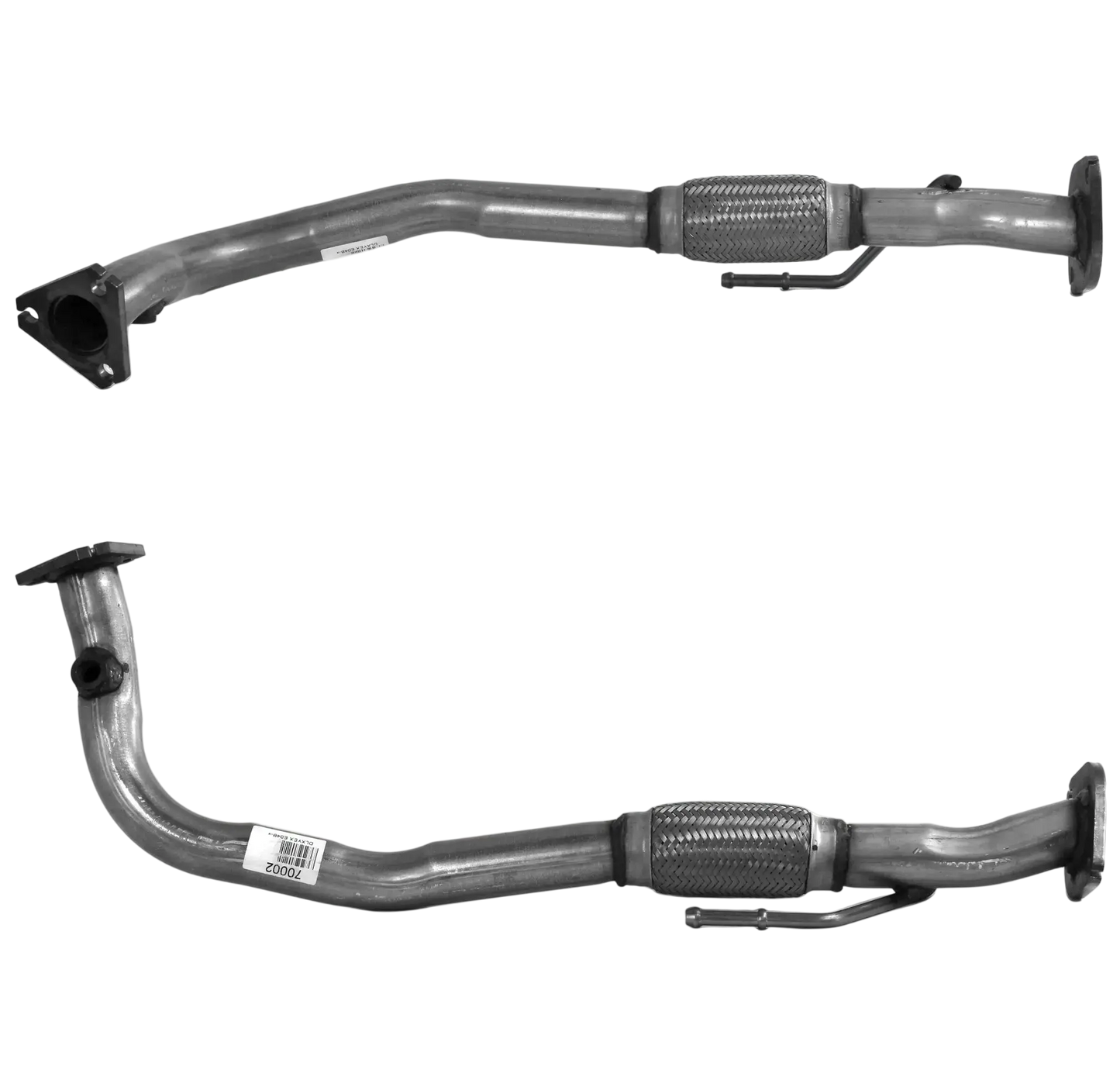 Auspuffrohr Abgasrohr Flexrohr Hosenrohr Abgaskrümmer Rohr bis EURO 2 E-Prüfzeichen für FIAT PUNTO 1.1L 55 Van 5&6 Speed einzelnes Vorrohr u.a. BM CATALYSTS