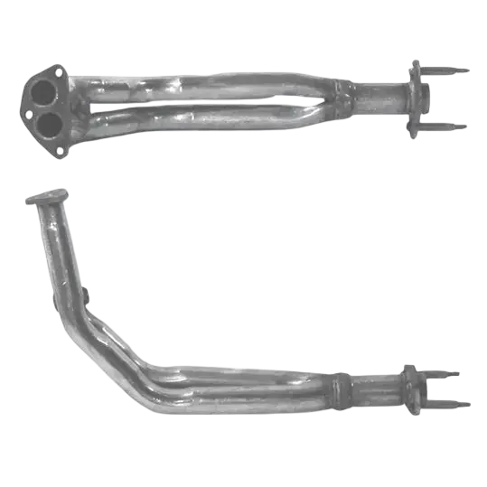 Auspuffrohr Abgasrohr Flexrohr Hosenrohr Abgaskrümmer Rohr bis EURO 2 E-Prüfzeichen für FIAT UNO 1.1L 50 ie Unterflur Kat u.a. BM CATALYSTS