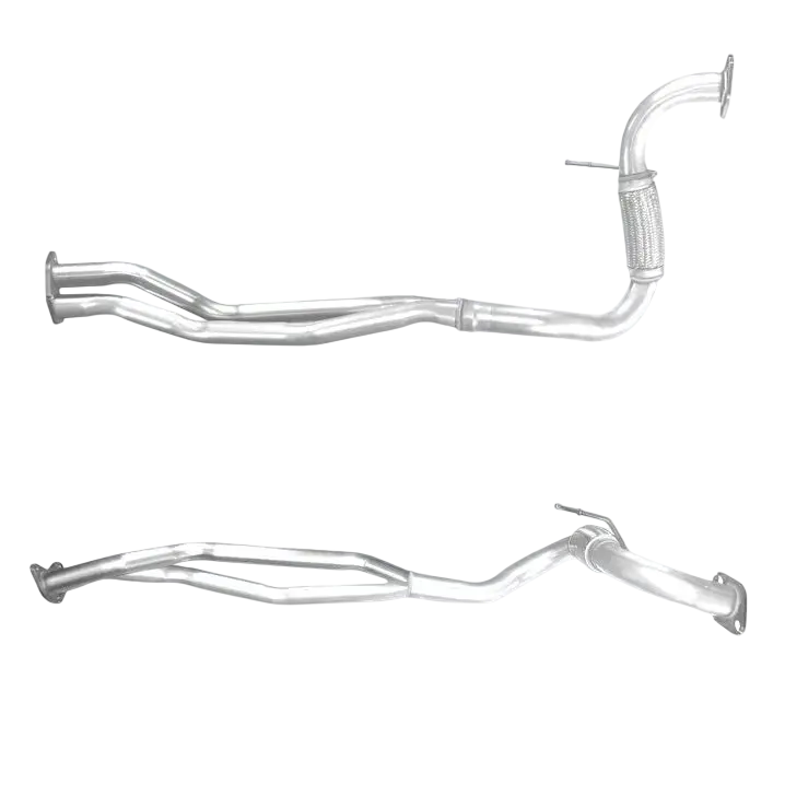 Auspuffrohr Abgasrohr Flexrohr Hosenrohr Abgaskrümmer Rohr bis EURO 2 E-Prüfzeichen für FORD TRANSIT 2.5L D ohne Kat; 4ED Motor; Doppelrohr u.a. BM CATALYSTS