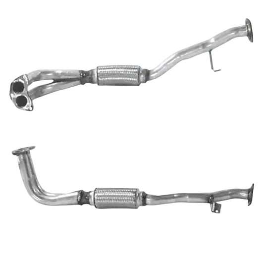 Auspuffrohr Abgasrohr Flexrohr Hosenrohr Abgaskrümmer Rohr bis EURO 2 E-Prüfzeichen für HYUNDAI LANTRA 1.6L 16-V-G4CR-Motor u.a. BM CATALYSTS