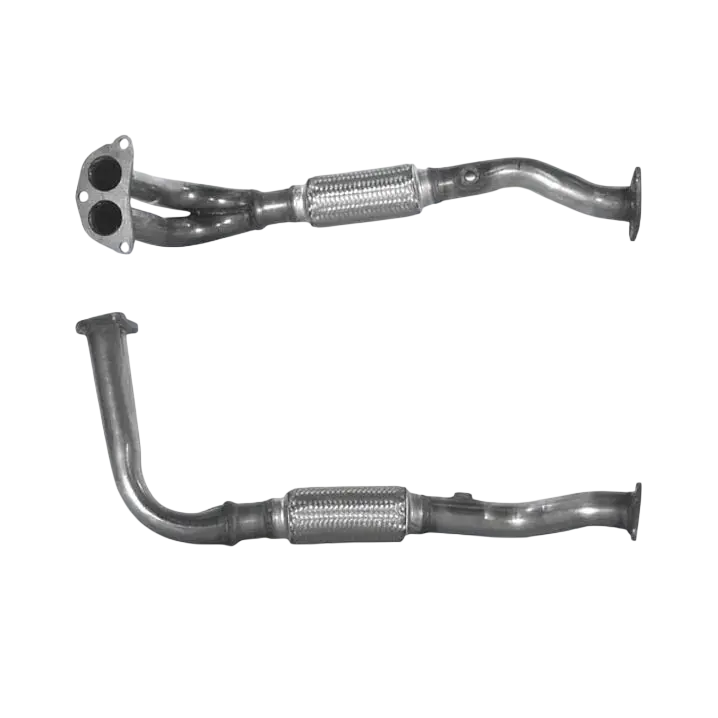 Auspuffrohr Abgasrohr Flexrohr Hosenrohr Abgaskrümmer Rohr bis EURO 2 E-Prüfzeichen für HYUNDAI LANTRA 1.8L 16-V-G4GM-Motor u.a. BM CATALYSTS