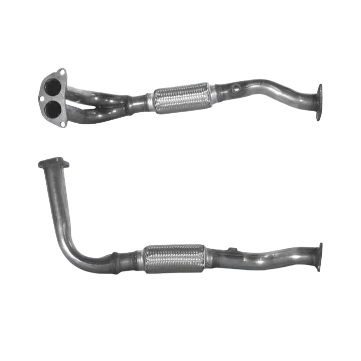 Auspuffrohr Abgasrohr Flexrohr Hosenrohr Abgaskrümmer Rohr bis EURO 2 E-Prüfzeichen für HYUNDAI LANTRA 1.8L 16-V-G4GM-Motor u.a. BM CATALYSTS