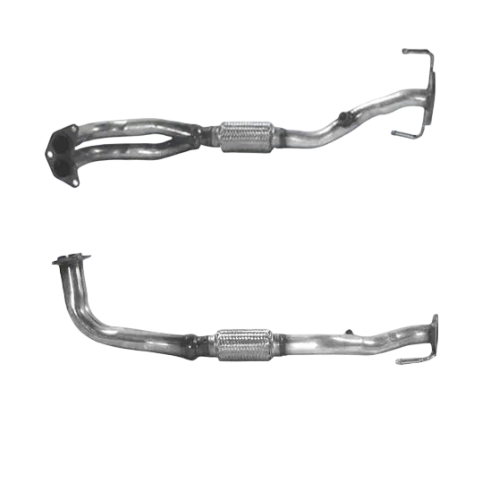 Auspuffrohr Abgasrohr Flexrohr Hosenrohr Abgaskrümmer Rohr bis EURO 2 E-Prüfzeichen für MITSUBISHI COLT 1.6L 16-V-4G92-Motor u.a. BM CATALYSTS