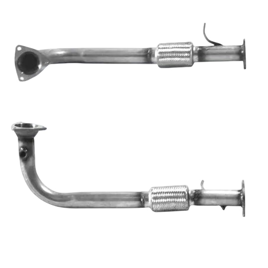 Auspuffrohr Abgasrohr Flexrohr Hosenrohr Abgaskrümmer Rohr bis EURO 2 E-Prüfzeichen für ROVER 114 1.4L Einzelnes Frontrohr u.a. BM CATALYSTS
