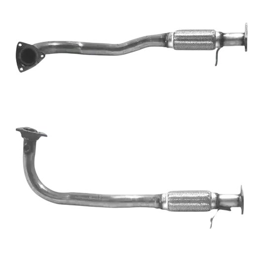 Auspuffrohr Abgasrohr Flexrohr Hosenrohr Abgaskrümmer Rohr bis EURO 2 E-Prüfzeichen für ROVER 214 1.4L Mk.2 SPi 18mm Boss u.a. BM CATALYSTS