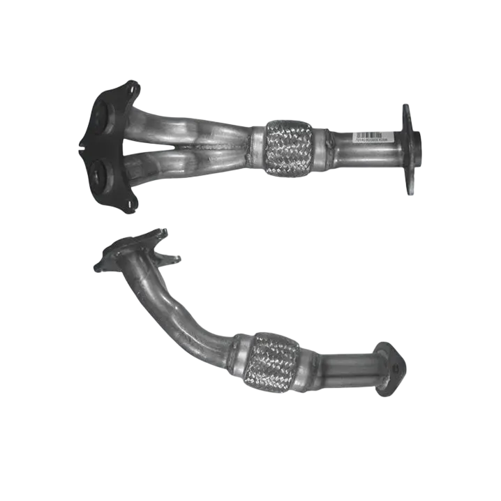 Auspuffrohr Abgasrohr Flexrohr Hosenrohr Abgaskrümmer Rohr bis EURO 2 E-Prüfzeichen für TOYOTA CARINA 1.6L E 16v Automatik 4A-FE Motor u.a. BM CATALYSTS