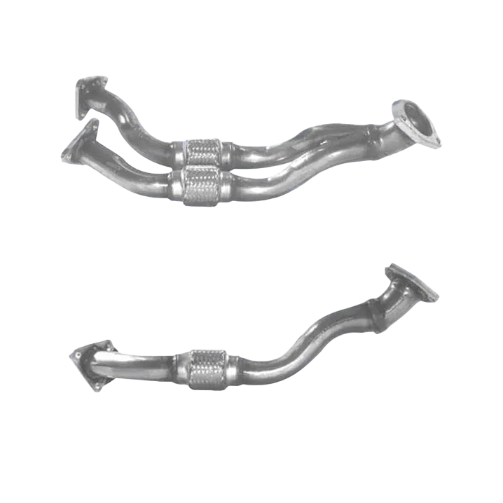 Auspuffrohr Abgasrohr Flexrohr Hosenrohr Abgaskrümmer Rohr bis EURO 2 E-Prüfzeichen für VOLKSWAGEN CORRADO 2.9L VR6 ABV u.a. BM CATALYSTS