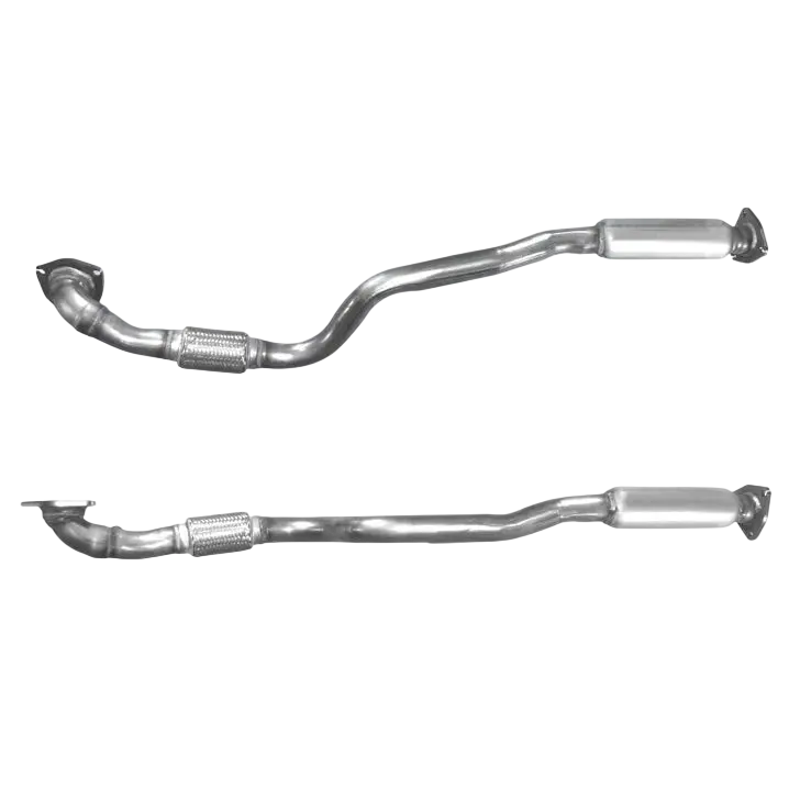 Auspuffrohr Abgasrohr Flexrohr Hosenrohr Abgaskrümmer Rohr bis EURO 4 E-Prüfzeichen für CHEVROLET LACETTI 1.6L F16D3 Motor u.a. BM CATALYSTS