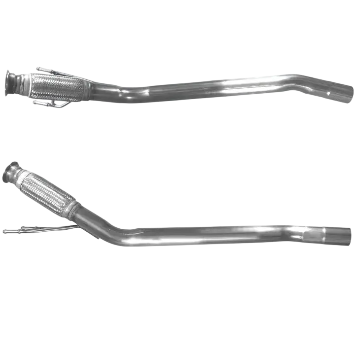 Auspuffrohr Abgasrohr Flexrohr Hosenrohr Abgaskrümmer Rohr bis EURO 4 E-Prüfzeichen für VOLKSWAGEN MULTIVAN 2.5L TDI BNZ; BPC DPF u.a. BM CATALYSTS