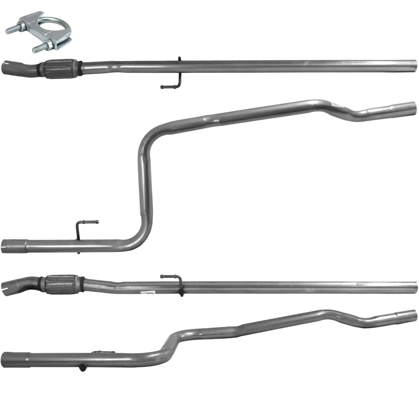 Auspuffrohr Abgasrohr Flexrohr Hosenrohr Abgaskrümmer Rohr bis EURO 4 oder 5 E-Prüfzeichen für FIAT DOBLO 1.3L Multijet 16v LWB 199A3; 263A2... BM CATALYSTS