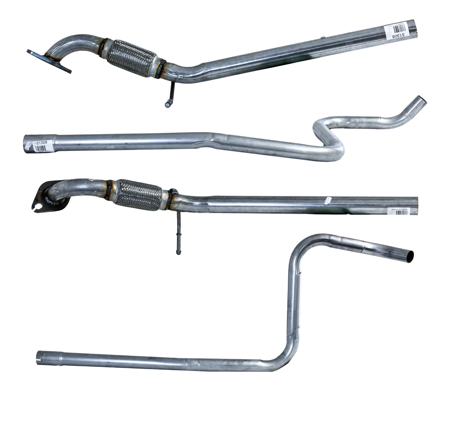 Auspuffrohr Abgasrohr Flexrohr Hosenrohr Abgaskrümmer Rohr bis EURO 4 oder 5 E-Prüfzeichen für FORD FIESTA 1.25L 125i SNJA; SNJB-Motor mit... BM CATALYSTS