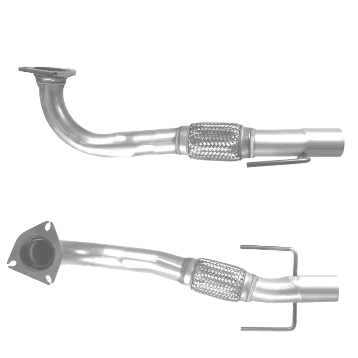 Auspuffrohr Abgasrohr Flexrohr Hosenrohr Abgaskrümmer Rohr bis EURO 4 oder 5 E-Prüfzeichen für SAAB 9-3X 2L Turbo 16 V 4WD B207R-Motor; ab C/N... BM CATALYSTS