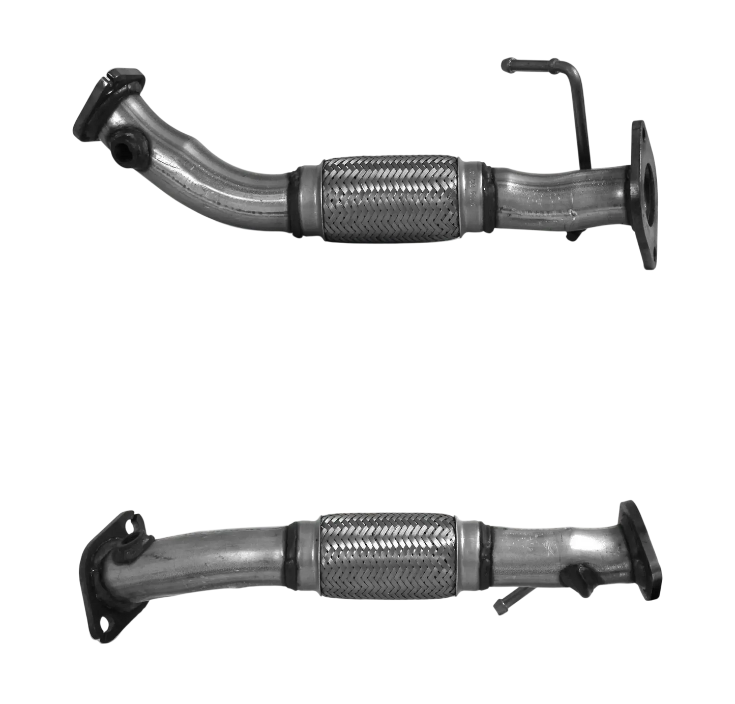 Auspuffrohr Abgasrohr Flexrohr Hosenrohr Abgaskrümmer Rohr bis EURO 6 E-Prüfzeichen für HYUNDAI KONA 1L T-GDI G3LC Motor u.a. BM CATALYSTS