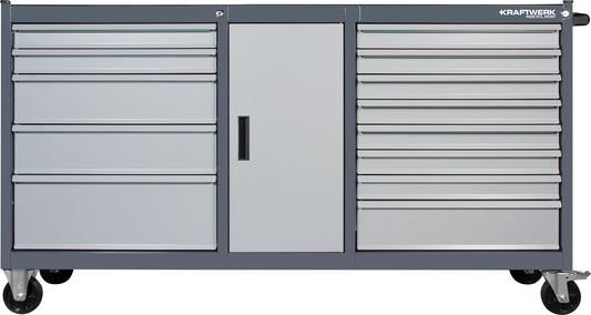 BASIC WERKSTATTWAGEN XXL BT1800, 13 SCHUBLADEN, LEER KRAFTWERK BASIC LINE
