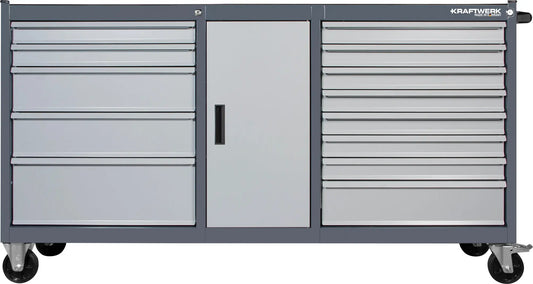 BASIC WERKSTATTWAGEN XXL BT1800, 13 SCHUBLADEN, LEER KRAFTWERK BASIC LINE