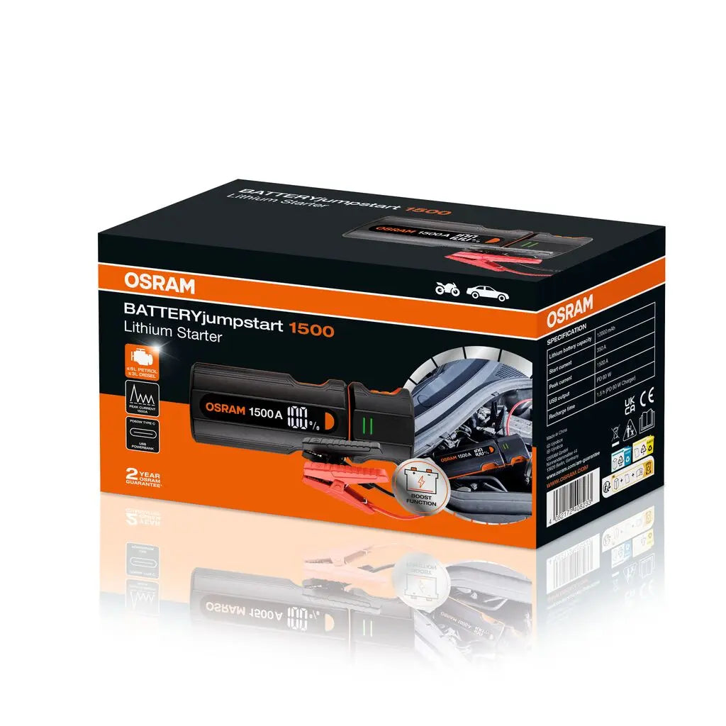BATTERYjumpstart 1500 BATTERYjumpstart 1500 OSRAM OSRAM