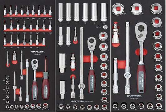 BT700 WERKSTATTWAGEN, 8 SCHUBLADEN, PRO, 236-TLG. KRAFTWERK