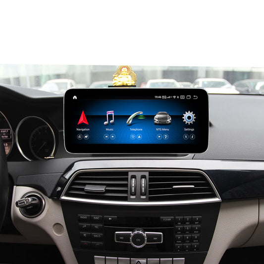 JFSound Android-Autoradio mit Navigation für Mercedes-Benz C-Klasse 2011-2014 Linkslenker, 10,25-Zoll-Display, NTG4.5 – Produktansicht 2