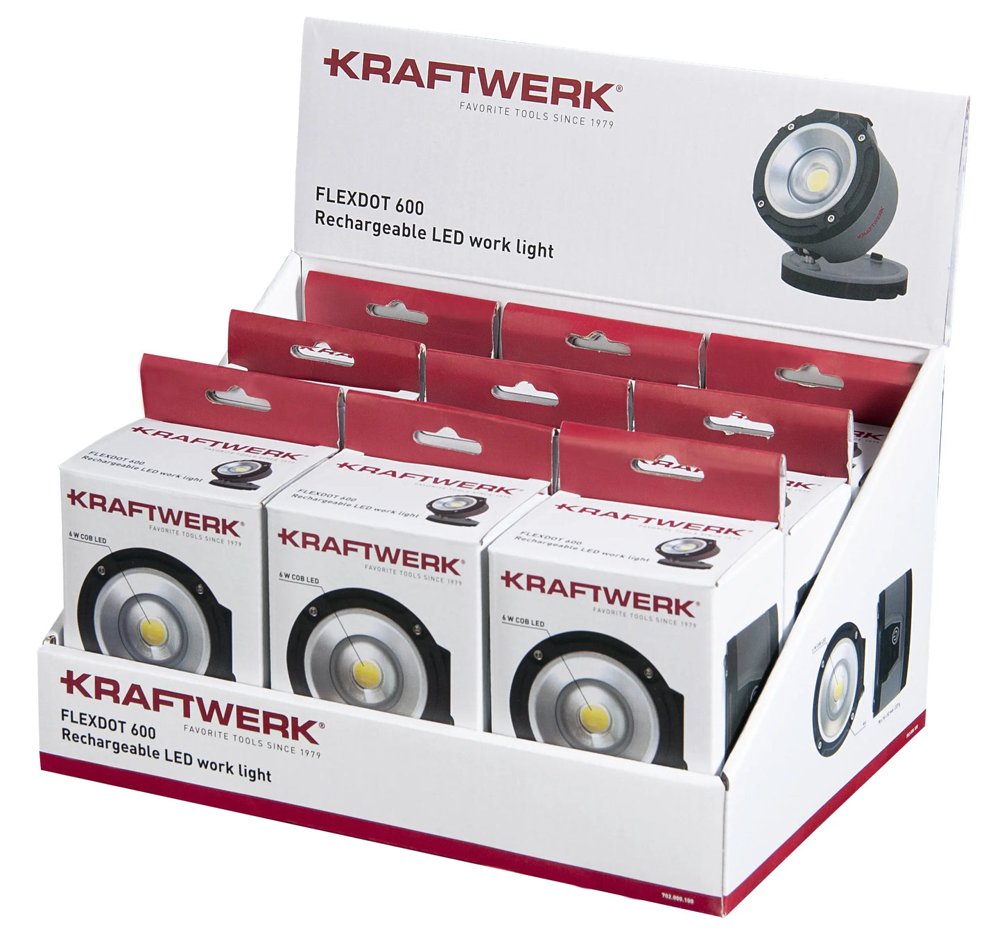 DISPLAY MIT FLEXDOT 600, 9STK. KRAFTWERK
