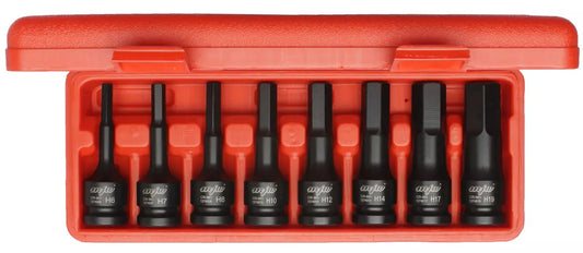 Satz 1/2" Schlagschraubereinsätze HEX lang H6/H7/H8/H10/H12/H14/H17/H19 MJW - Samsuns Group