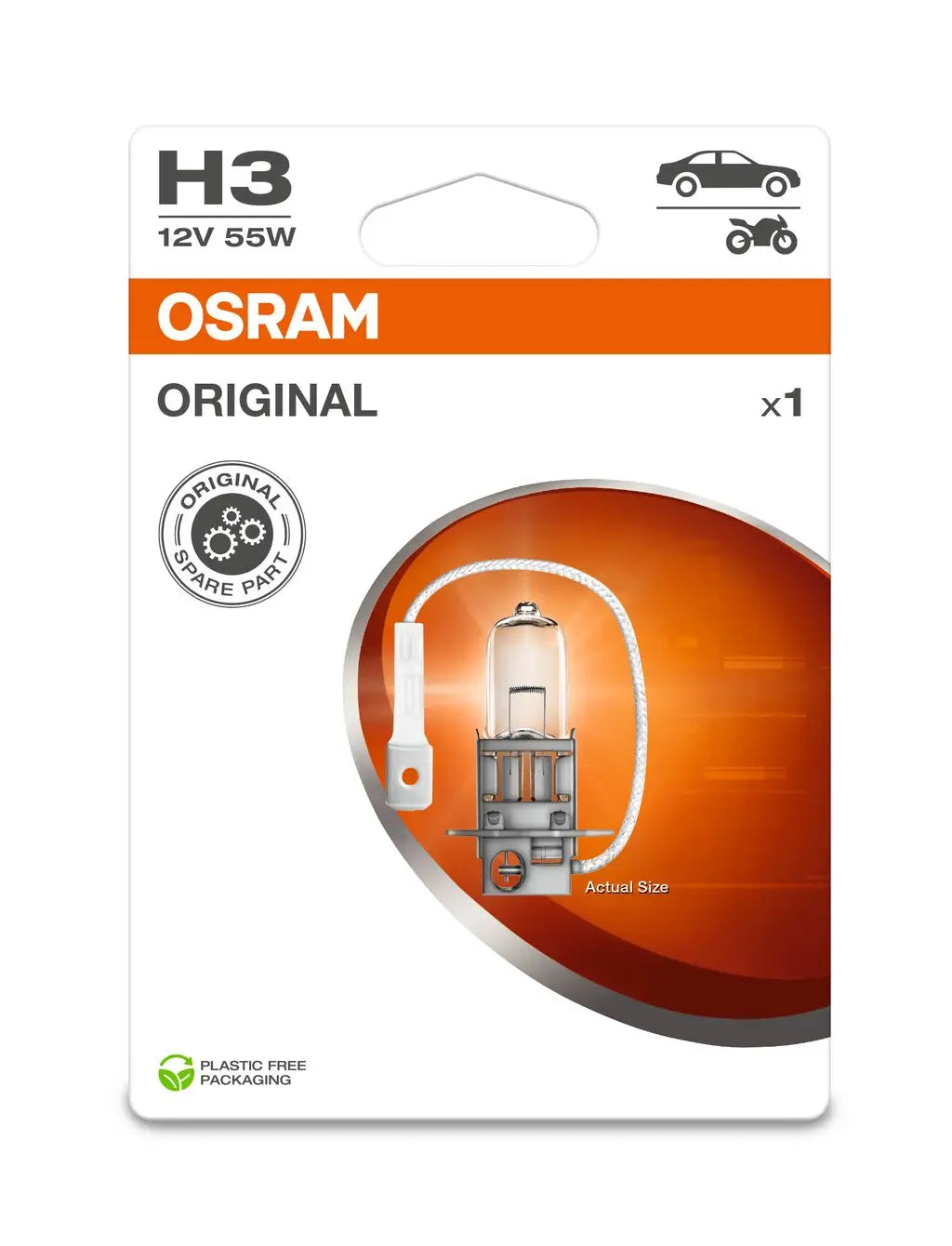 H3 12V 55W PK22s Blister OSRAM OSRAM