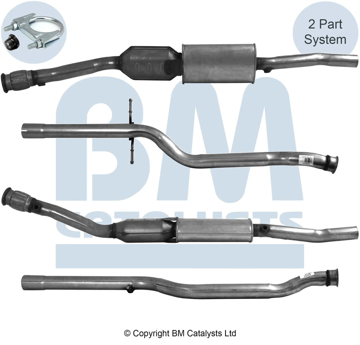 HOMOLOGIERT BENZIN KAT FÜR CITROEN C5 1.8L BENZIN | EURO 3 | OEM: 1705HX BM CATALYSTS