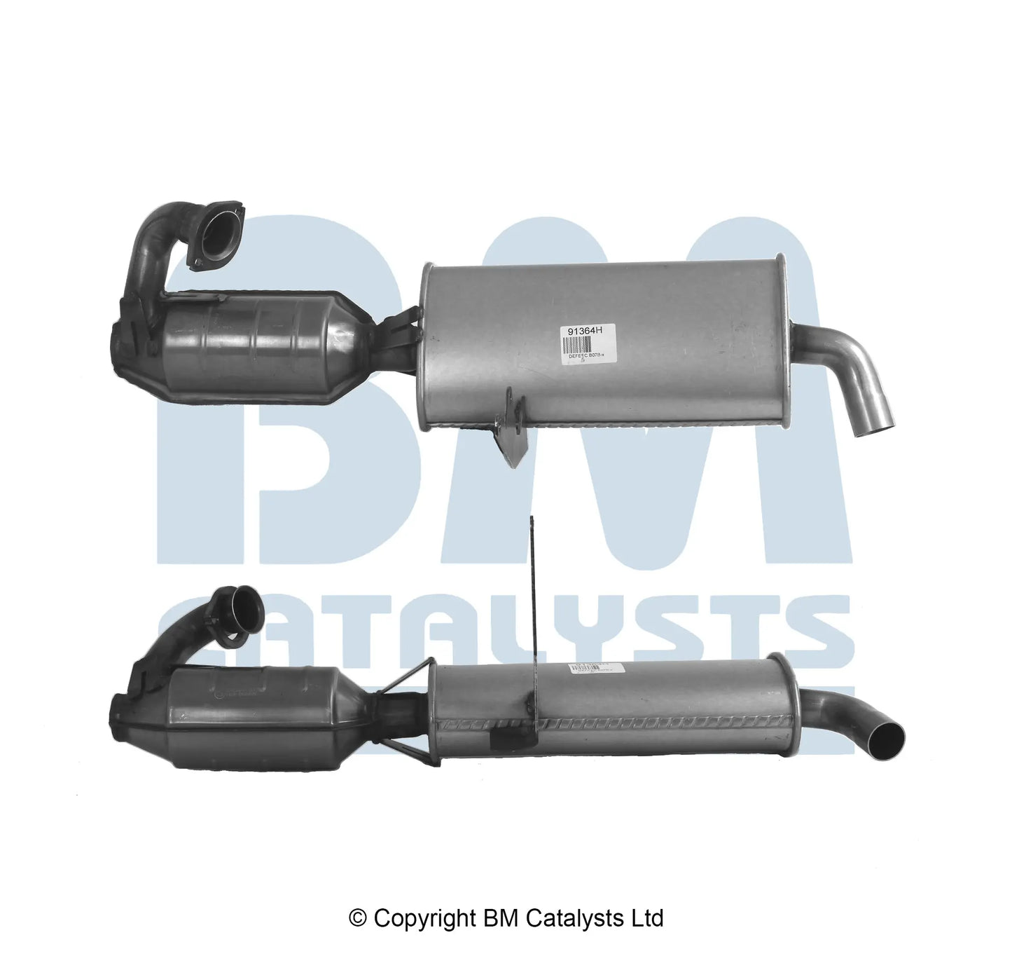 HOMOLOGIERT BENZIN KAT FÜR SCHLAU CITY COUPE 0.6L BENZIN | EURO 2 ODER 3 | OEM: 0001735V01000 BM CATALYSTS