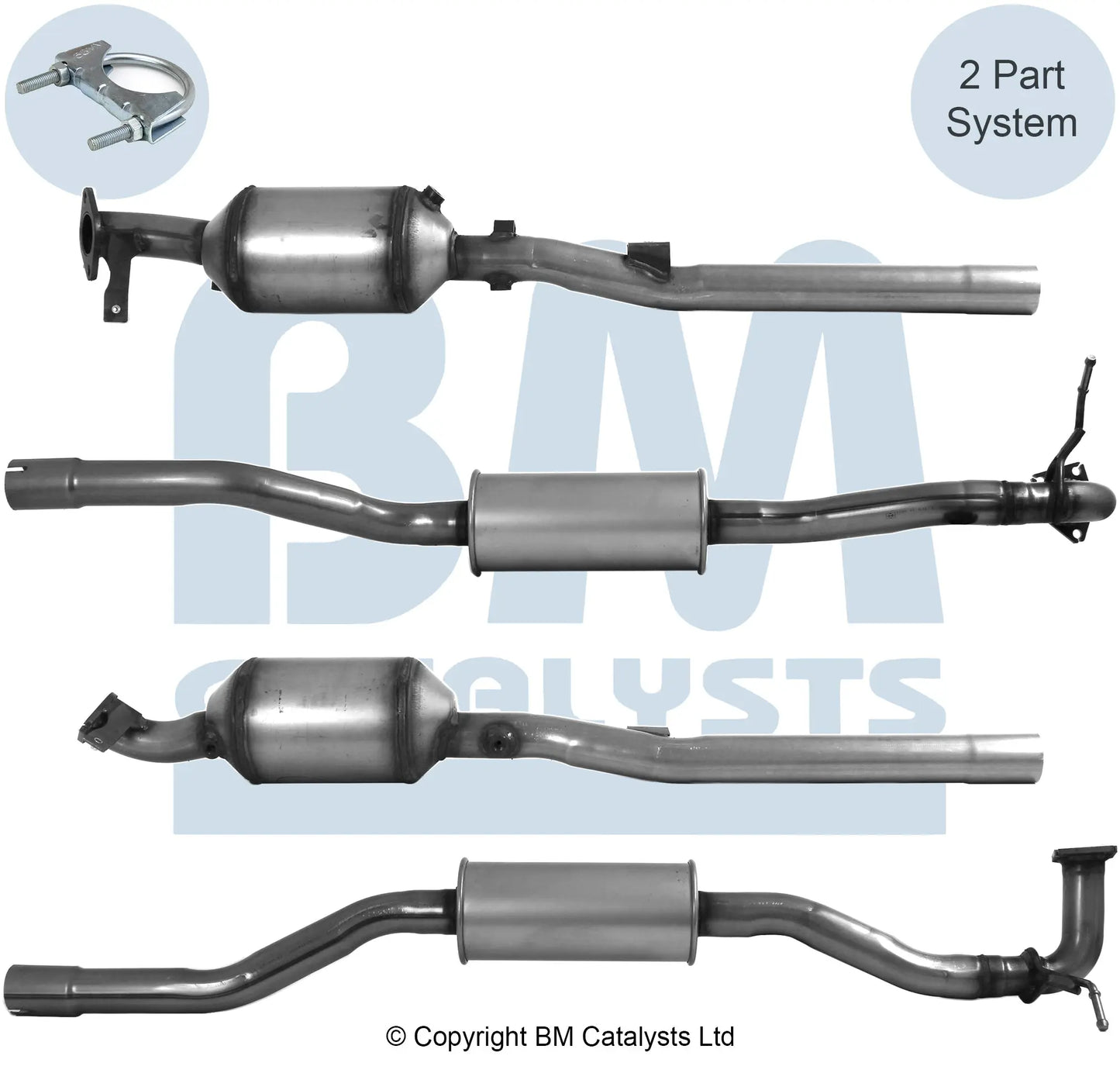 HOMOLOGIERT DIESEL KAT & DPF FÜR CITROEN C4 AIRCROSS 1.8L DIESEL | EURO 5 | OEM: 1570B201 BM CATALYSTS