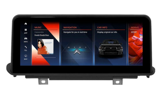 JFSound Android-Autoradio mit Navigation für BMW X5/X6 F15 F16 (2014-2017), 10,25-Zoll-Display, NBT – Produktansicht 2