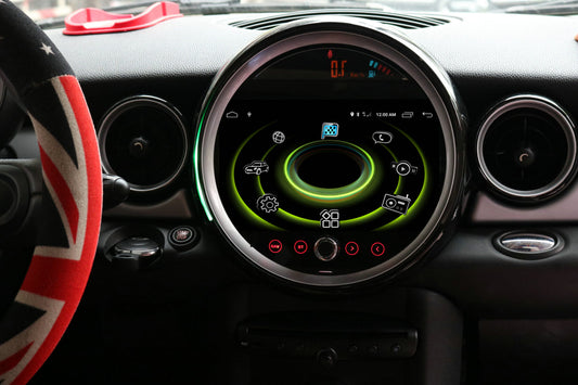 JFSound Android-Autoradio mit Navigation für MINI R60 Klimabedienung mittig, 9-Zoll-Display – Produktansicht 2