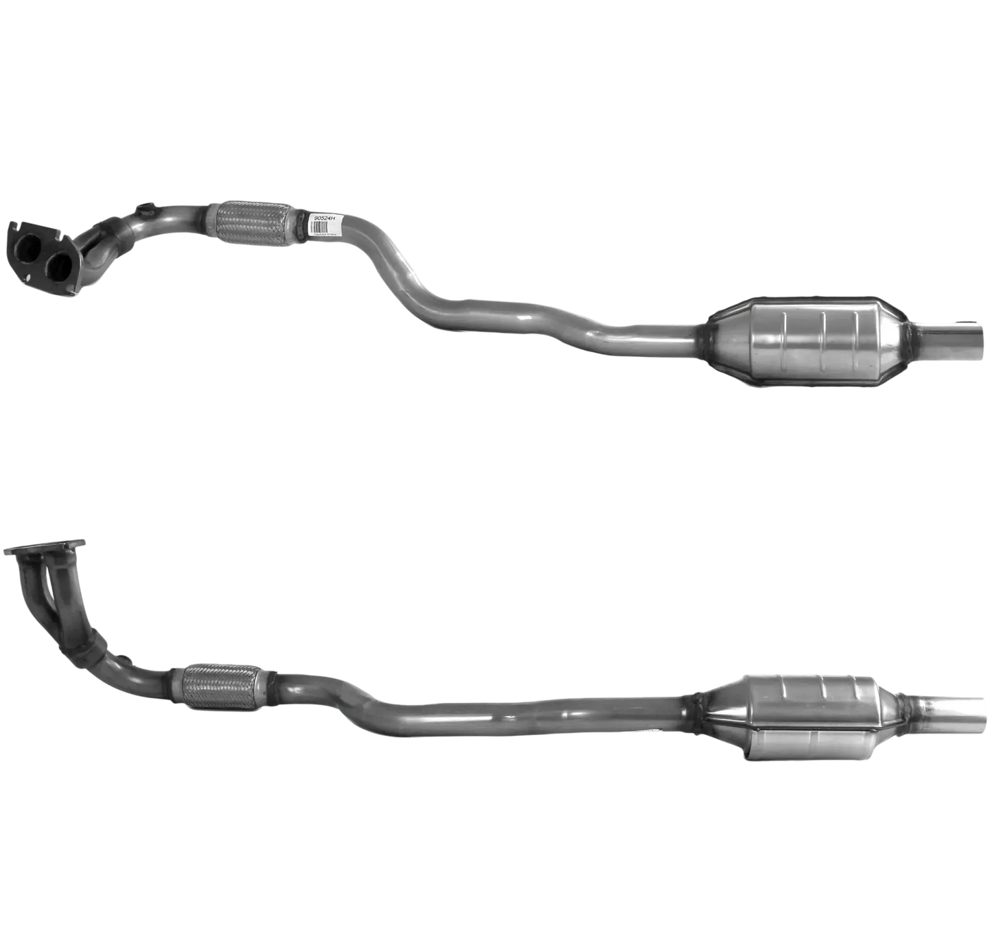 Katalysator E-Prüfzeichen Homologiert Benzinkat Kat bis EURO 2 E-Prüfzeichen für OPEL ASTRA G 1.4L 16v X14XE Motor Unterboden Kat u.a. BM CATALYSTS