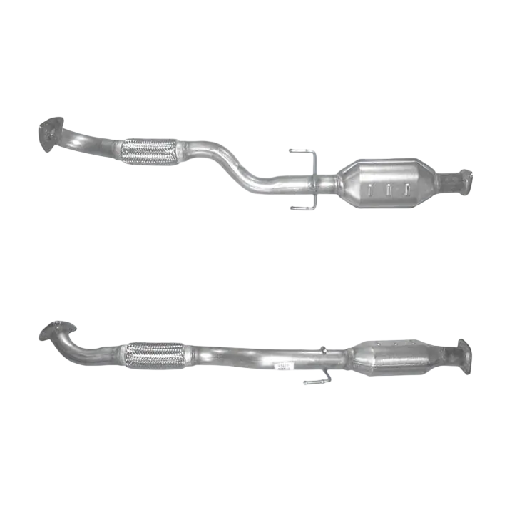 Katalysator E-Prüfzeichen Homologiert Benzinkat Kat bis EURO 3 E-Prüfzeichen für HYUNDAI TRAJET 2L 16V Unterbodenkat; einzelnes vorderes Rohr... BM CATALYSTS