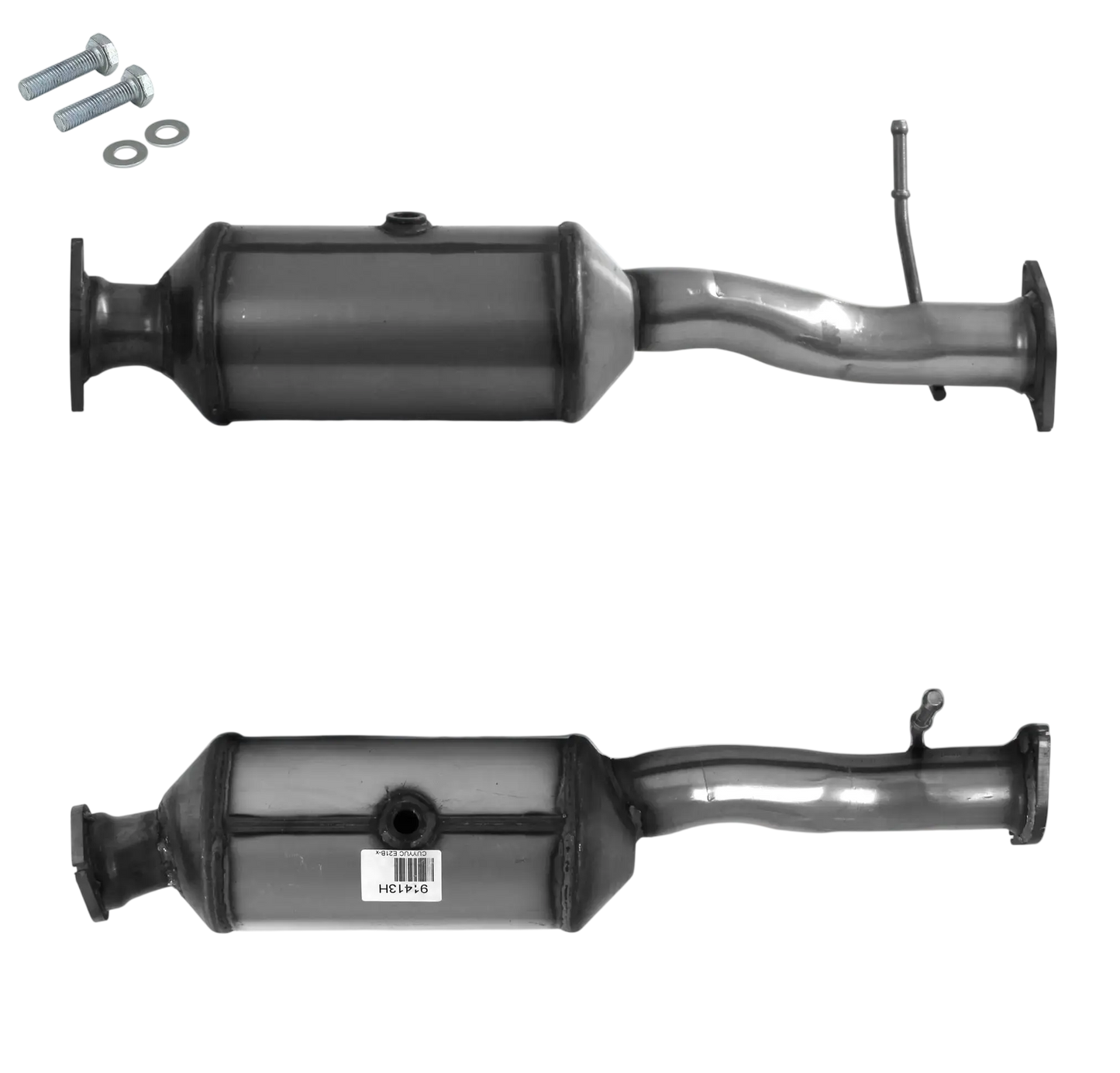 Katalysator E-Prüfzeichen Homologiert Benzinkat Kat bis EURO 4 E-Prüfzeichen für FORD FOCUS 2.5L RS JZDA Motor u.a. BM CATALYSTS