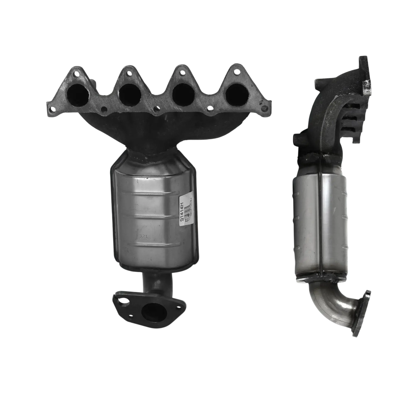 Katalysator E-Prüfzeichen Homologiert Benzinkat Kat bis EURO 4 E-Prüfzeichen für HYUNDAI ACCENT 1.4L 16-V-G4EE-Motorverteiler u.a. BM CATALYSTS