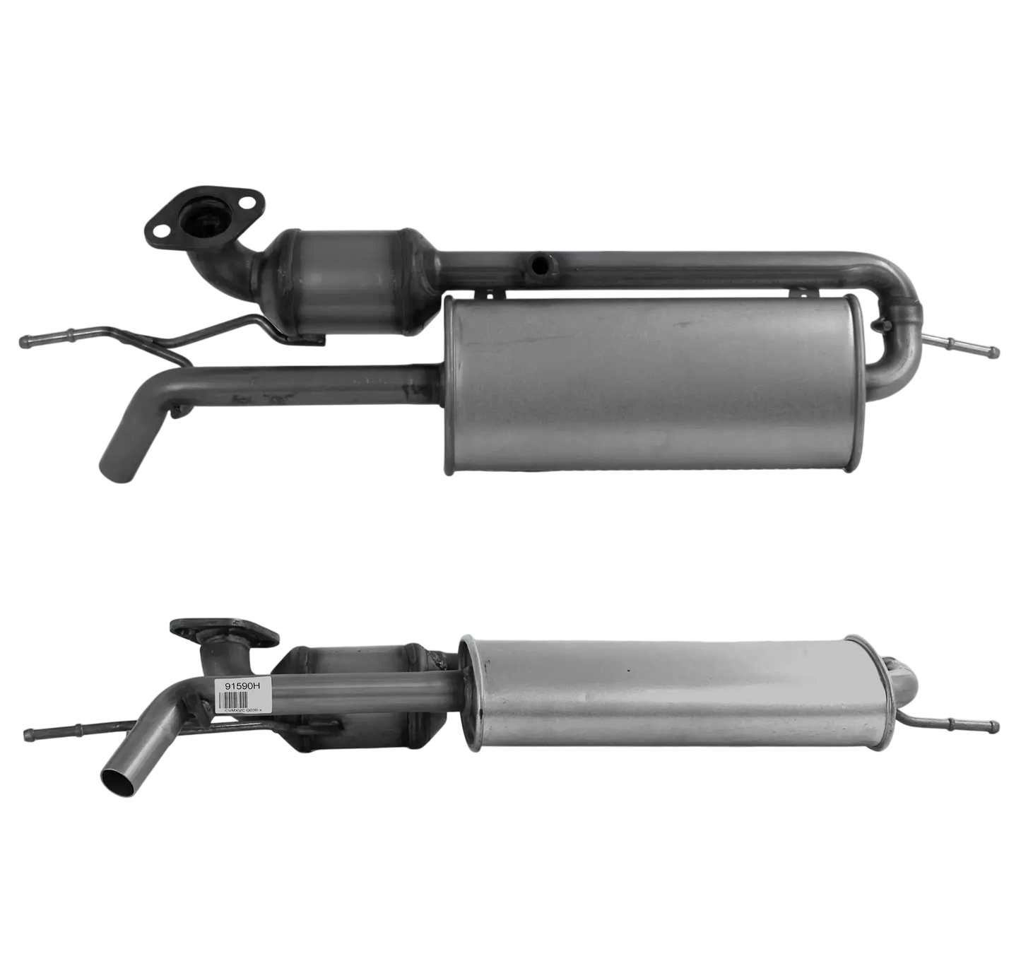 Katalysator E-Prüfzeichen Homologiert Benzinkat Kat bis EURO 4 E-Prüfzeichen für SCHLAU FORTWO 1L Turbo Coupé & Cabrio M132.930 u.a. BM CATALYSTS