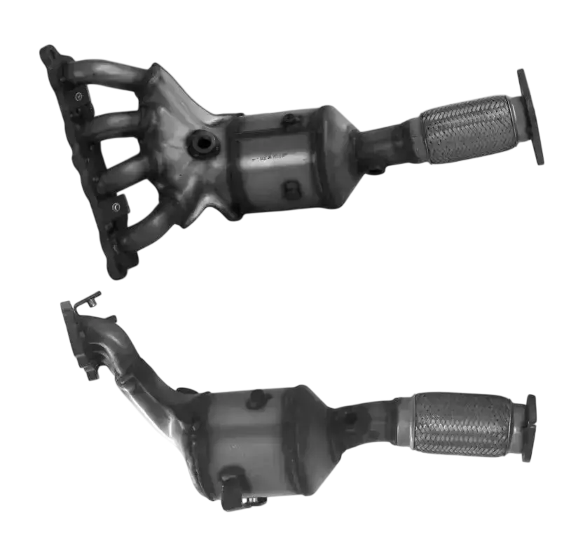 Katalysator E-Prüfzeichen Homologiert Benzinkat Kat bis EURO 6 E-Prüfzeichen für FORD B-MAX 1.4L 16-V-SPJE-Motorverteiler u.a. BM CATALYSTS