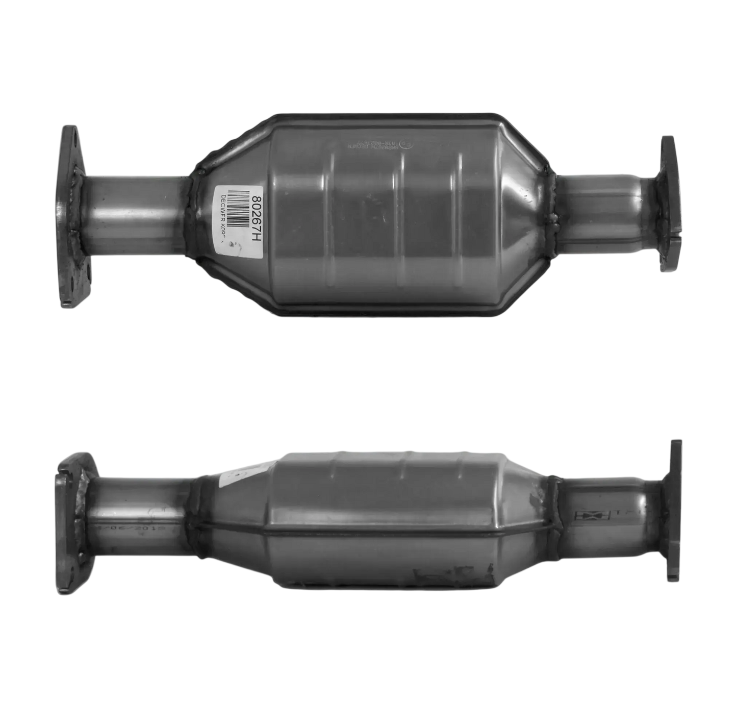 Katalysator Kat E-Prüfzeichen Homologiert Abgasanlage bis EURO 4 E-Prüfzeichen für HONDA ACCORD 2.2L CTDi N22A1 Motor; Unterflur Kat u.a. BM CATALYSTS