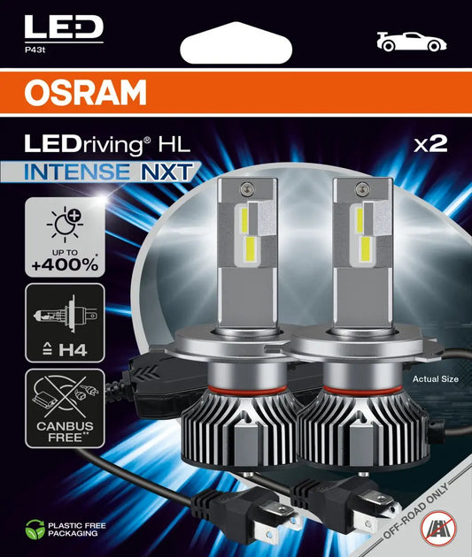 LEDriving® HL INTENSE NEXT H4/H19 12V 42/40W P43t/PU43t-3 6000K White 2St. OSRAM