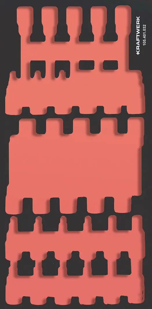 LEERE PRO LINE EVA EINLAGE FÜR ART. 105.401.032, 20X40 CM KRAFTWERK